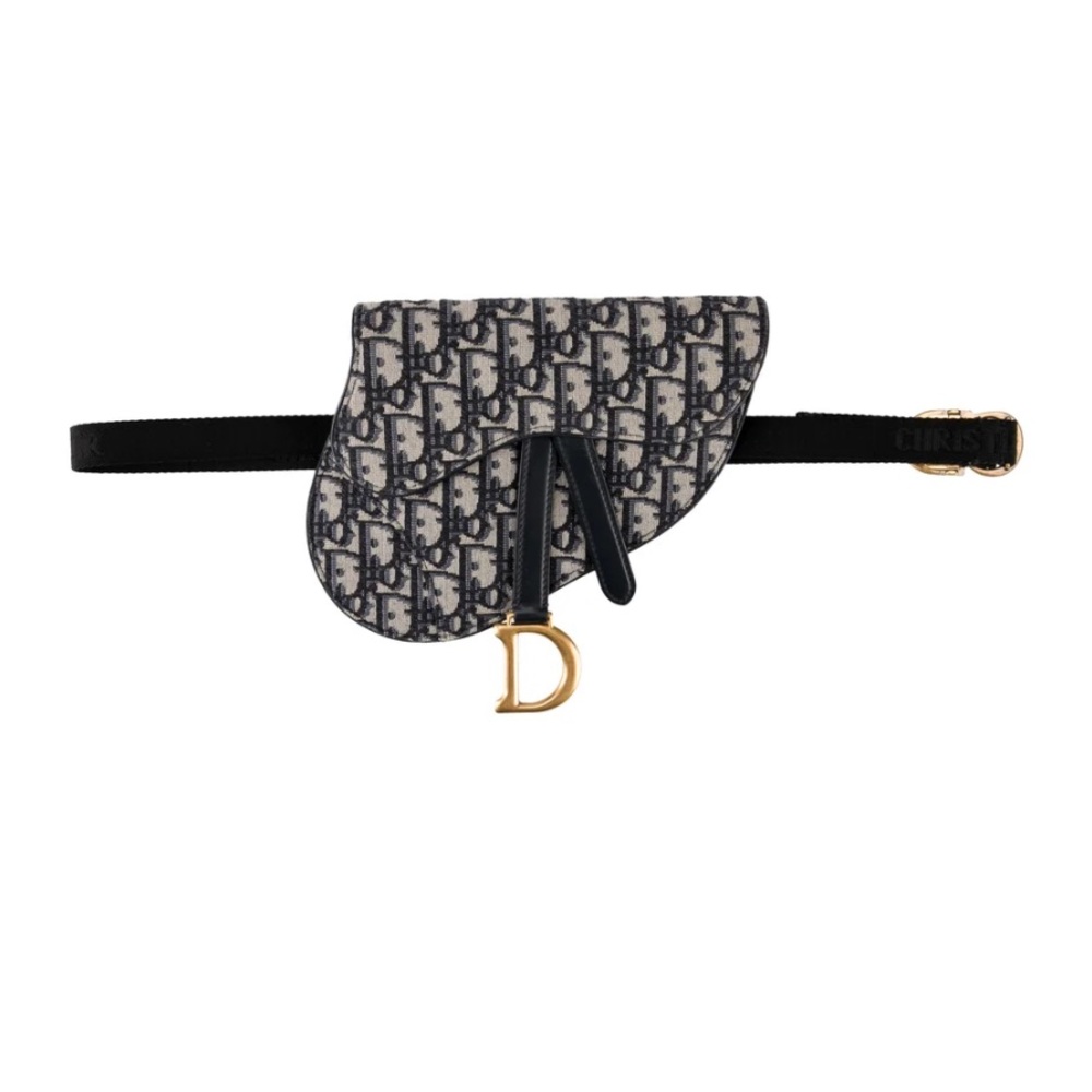 Great condition Dior oblique canvas belt pouch